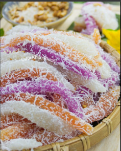 CÁCH LÀM BÁNH TẰM KHOAI MÌ TRỘN DỪA ĐƠN GIẢN MÀ NGON KHÓ CƯỠNG