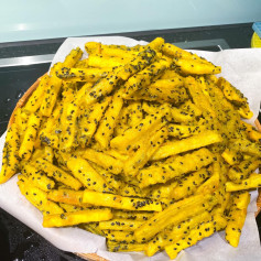 Cách làm KHOAI LANG CHIÊN thơm nức, giòn xốp bên ngoài, ngậy mềm bên trong.