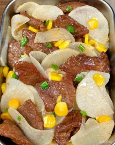 Cách làm Thịt Bò Xào Củ Cải thơm ngon , bổ dưỡng 😋