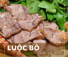 CÁCH LUỘC BÒ NHANH MỀM