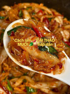 🌶️CẢI THẢO MUỐI 🥬🧅