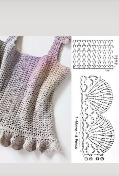 ✨Camisas & Regatas de Crochê com Gráficos Exclusivos✨