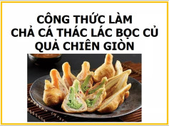 Chả Cá Thác Lác Giòn Rụm Bọc Rau Củ Tươi Ngon