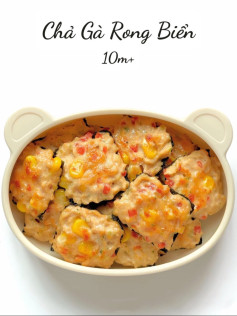 Chả Gà Rong Biển Giòn Rụm Cho Bé Yêu Thích Mê