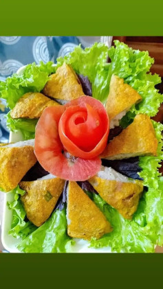 Chả Nấm Đậu Gà Hạt Sen Chiên Giòn Thơm Ngon