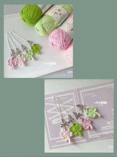 Chart cỏ bốn lá cho phụ kiện móc len dễ thương và đơn giản