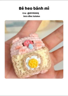 chart heo bánh mì #moclen #moclenhandmade