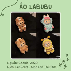 Chart móc len búp bê Labubu đáng yêu và dễ thương