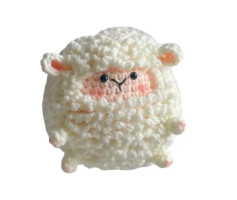 Chart móc len cừu bông dễ thương cho người mới bắt đầu