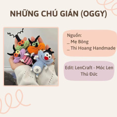 chart móc những chú gián oggy