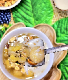 Chè Chuối Dẻo Hoa Mơ Mộng Vị Thốt Nốt