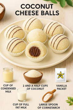 Choco-Filled Coconut Bliss Balls