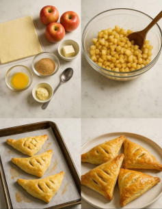 Cinnamon Apple Delight in Flaky Puff Pastry