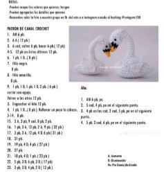 Cisnes de Crochet: Patrón Amigurumi Paso a Paso para Principiantes