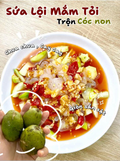 Cóc Non Trộn Sứa Mắm Tỏi Chua Cay Giòn Rụm