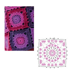 Colorful Granny Square Crochet Pattern for Beginners