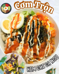 Cơm Trộn Kim Chi Cá Ngừ Lười Biếng Thơm Ngon