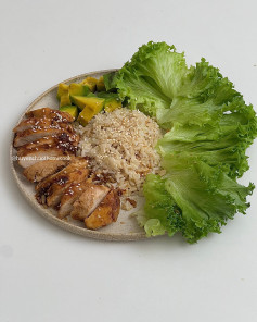 ✿ Cơm Ức gà sốt teriyaki ✿