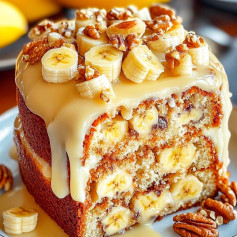 Công thức Bánh chuối vani hạt óc chó | Mềm mịn & Dễ làm