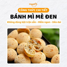 CÔNG THỨC LÀM BÁNH MÌ MÈ ĐEN