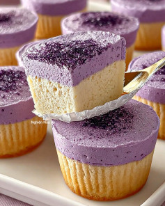 CÔNG THỨC LÀM BÁNH PHÔ MAI SÔ CÔ LA KHOAI MÔN CHUẨN VỊ NGOÀI TIỆM, ĂN LÀ MÊ.