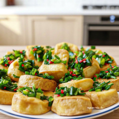 CÔNG THỨC LÀM ĐẬU HŨ CHIÊN TẨM HÀNH MÓN NGON “NHANH GỌN MỊN” ĂN LÀ GHIỀN.