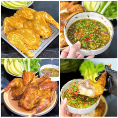 CÔNG THỨC LÀM GÀ NƯỚNG KIỂU THÁI TẨM ƯỚP ĐẬM ĐÀ, THƠM LỪNG HƠN NGOÀI QUÁN.