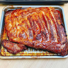 CÔNG THỨC LÀM SƯỜN NƯỚNG TẢNG MỀM MỌNG, THƠM LỪNG, BÓNG ĐẸP HẤP DẪN.