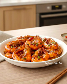 CÔNG THỨC TÔM RANG ME CHUA CHUA NGỌT NGỌT, CAY NỒNG, THƠM NGON KHÓ CƯỠNG.