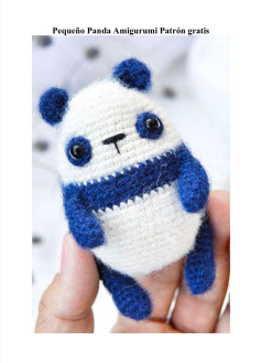 Crea tu propio panda amigurumi con este patrón gratuito