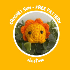 Create a Cute Crochet Sun with This Free Pattern