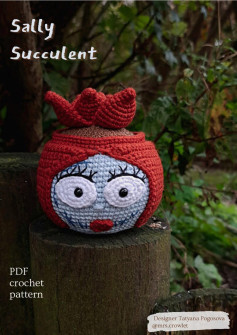 Create a Cute Sally Succulent with This Crochet Pattern PDF