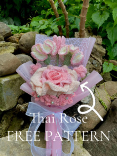 Crochet Bouquet Pattern: Create Beautiful Thai Roses