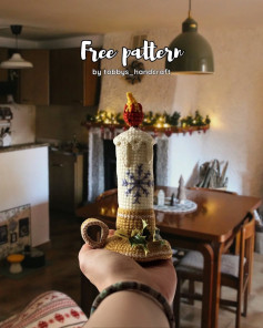 Crochet Candle Pattern for Cozy Home Decor