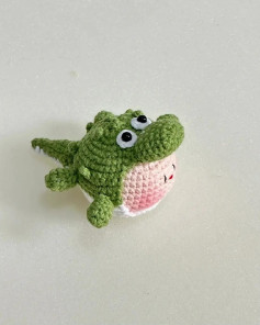 Crochet Cute Dinosaur with Adorable Face Pattern Tutorial