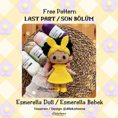 Crochet Esmerella Doll Free Pattern - Last Part Tutorial