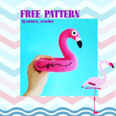 Crochet Flamingo Free Pattern for Beginners