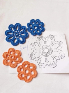 Crochet Flower Pattern for Colorful Floral Decorations