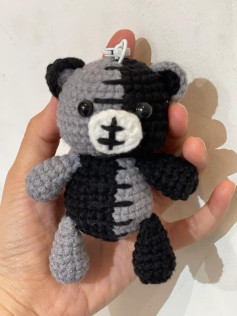 Crochet Gothic Teddy Bear Amigurumi Pattern