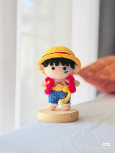 Crochet Pattern for a Cute Pirate Doll