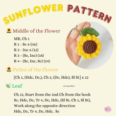 Crochet Sunflower Pattern for Beginners: Step-by-Step Guide