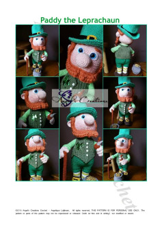 Crochet Your Own Charming Paddy the Leprechaun Amigurumi Doll