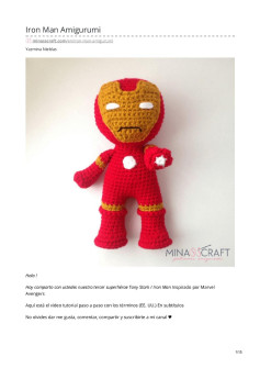 Crochet Your Own Iron Man Amigurumi with This Easy Pattern