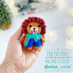 Cute Crochet Lion Amigurumi Pattern for Beginners by Halime Civelek
