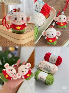 Cute Crochet Pattern for Adorable Big-Eared Character Amigurumi