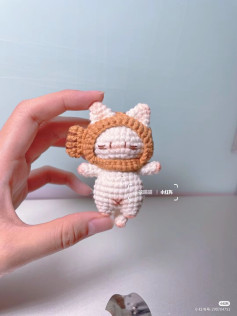 Cute Crochet Sleeping Cat Amigurumi Pattern Tutorial