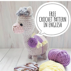 Cute Llama Crochet Pattern for Beginners with Free Instructions