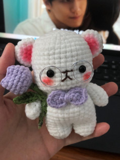 Cute Milk Bear Crochet Pattern with Step-by-Step Instructions