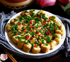 Đậu Phụ Chiên Giòn Tẩm Hành Thơm Ngon