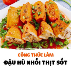 Đậu Phụ Nhồi Thịt Sốt Cà Chua Hảo Hạng